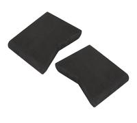 Bloques Antideslizantes para Pedales de Batería, Soporte para Hi - Hat y Pedal, Set de 2, Espuma EVA Negra - Estabilidad Máxima, Compatible con Múltiples Pedales, Perfecto para