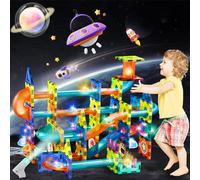 Bloques Construccion Niños Multicolor 3D 75 Piezas Construcciones Magneticas Niños Sets, Juguetes Educativos, Imanes Juegos Magneticos Creativo, Magnetic Building Blocks para Regalos Niñas Chico