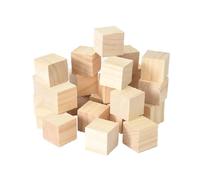 Bloques Cuadrados Cubos de madera for manualidades DIY, bloques pino for modelos creativos, proyectos hechos a mano(1cm x 100pcs)