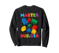 Bloques de 4 años de edad Building Master Builder 4th Birthday Boy Sudadera