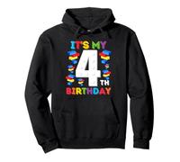 Bloques de 4 años de edad Building Master Builder 4th Birthday Boy Sudadera con Capucha