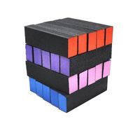 bloques de arena de amortiguación de uñas, 20 limas y pulidores de uñas multicolor for manicura tamaño 9x2,5x1,7cm(Mix)