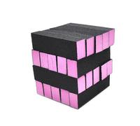 bloques de arena de amortiguación de uñas, 20 limas y pulidores de uñas multicolor for manicura tamaño 9x2,5x1,7cm(Roze)