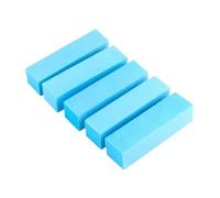 bloques de arena de amortiguación de uñas, 5/10/20 Pcs Multicolor Nail Buffer File Manicure Pedicure Sponge 9.3x2.4cm(20pcs Blue)