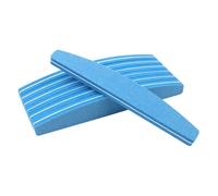 bloques de arena de amortiguación de uñas, 5 pcs Multicolor Sanding Sponge Nail Buffer Files 100/180 Double Sided 17.8x2.8x1.2cm(Blu)