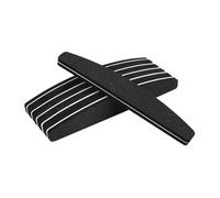bloques de arena de amortiguación de uñas, 5 pcs Multicolor Sanding Sponge Nail Buffer Files 100/180 Double Sided 17.8x2.8x1.2cm(Schwarz)