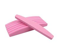 bloques de arena de amortiguación de uñas, 5 pcs Multicolor Sanding Sponge Nail Buffer Files 100/180 Double Sided 17.8x2.8x1.2cm(Roze)