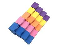 bloques de arena de amortiguación de uñas, Mini lima de uñas, bloque de lijado y pulido, esponja for pulir uñas, herramienta for decoración de uñas, multicolor, 100 unidades(Mix Color)
