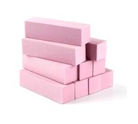 bloques de arena de amortiguación de uñas, Nail Polishing Block Multicolor Pack Of 10(Hmct-pink-10)