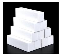 bloques de arena de amortiguación de uñas, Nail Polishing Block Multicolor Pack Of 10(Hmct-white-10)