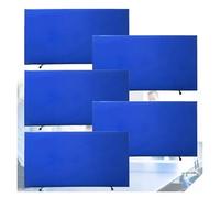 Bloques de barrera perimetral desmontables para competición, barrera de tenis de mesa para torneos de 75x150cm, paredes de barrera desmontables de tela Oxford para escuelas y estadios (gris, paquete