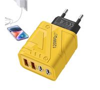 Bloques de carga, cargador de bloque, bloque de carga multipuerto tipo C con toma de pared | Cargador USB C de 12W, bloque de cargador compacto rápido para tabletas y teléfonos móviles