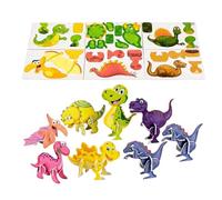 Bloques de Construcción,Bloques de Construcción STEM - 3D Formas Animales,para, Ideas Regalos Cumpleaños Escuela Casa