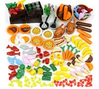 Bloques de Construcción City Friend, Accesorios de Comida, Ladrillos para Construir Casa/Cocina/Supermercado/Restaurante, Regalo para Niños y Adultos