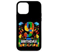Bloques de construcción de 9 años de Edad 9º cumpleaños niño Ladrillos Constructor Carcasa para iPhone 12 Mini