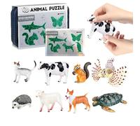 Bloques De Construcción De Animales 3D DIY Juego De Muñecas