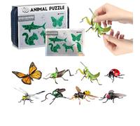 Bloques De Construcción De Animales 3D DIY Juego De Muñecas