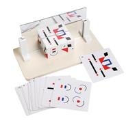 Bloques de construcción de cara cambiante | Juego de cubo interactivo y - Bloques modulares interactivos para desarrollar la movilidad fina y el aprendizaje lógico
