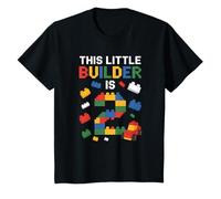Bloques de construcción de cumpleaños para niño, Fiesta temática de ladrillo, Segundo cumpleaños Camiseta