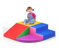 Bloques de construcción de espuma de 4 piezas,bloques de construcción de | Bloques blandos para interiores, grandes bloques de construcción para niños, juguete Montessori, bloque plegable y túnel para