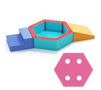 Bloques de construcción de espuma para niños, bloques blandos para escalar, bloques de construcción gigantes, habilidades motoras, bloques de construcción grandes, juguetes Montessori, funda lavable