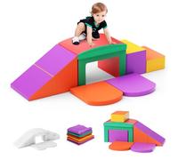 Bloques de construcción de espuma para niños, bloques blandos para escalar, bloques de construcción gigantes, habilidades motoras, bloques de construcción grandes para niños, juguete Montessori, funda