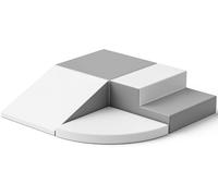 Bloques de construcción de espuma suave no tóxica para bebés, bloques de construcción blandos para interiores, bloques de construcción grandes, juguetes Montessori y túnel plegables para niños de 1 a