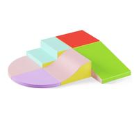 Bloques de construcción de espuma suave no tóxica para bebés, bloques de construcción blandos para interiores, bloques de construcción grandes, juguetes Montessori y túnel plegables para niños de 1 a