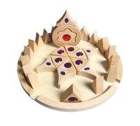 Bloques de construcción de Gemas, Bloques de Cubo - de Bloques de Pila de Madera chispeantes, Piedras Preciosas creativos Primeros Bloques de Aprendizaje, para Promover la