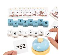 Bloques de construcción de números de madera - Juguetes educativos de madera con números | Juegos de matemáticas para multiplicación y división,Para niños y niñas en casa aula preescolar escuela en el