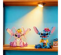 Bloques de Construcción de Regalo 2026: Kit de Montaje Stitch Angel, Figura de Acción, Adorno de Escritorio, Muñeco de Juguete, Regalo Festivo, Coleccionable B-No Box