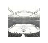 Bloques de construcción de rompecabezas de ladrillo vibrante para diversión creativa, decoración de escritorio, decoración de baloncesto