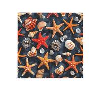 Bloques de construcción de rompecabezas de ladrillo vibrante para diversión creativa, decoración de escritorio, estrella de mar y conchas marinas