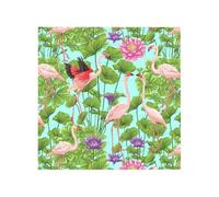 Bloques de construcción de rompecabezas de ladrillo vibrante para diversión creativa, decoración de escritorio, flamenco, amor, flores, impresión