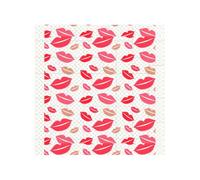 Bloques de construcción de rompecabezas de ladrillo vibrante para diversión creativa, decoración de escritorio, impresión de labios