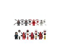 Bloques de construcción de superhéroes de la serie Dead Attendant Venom, 8 piezas