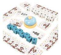 Bloques de Construcción Digitales | Juguetes Educativos Numeros De Madera - Juego de Mesa Matemático y Tarjetas Flash,Para Niños y Niñas de Preescolar en Casa Viaje Aula Regalo Cumpleaños Navidad