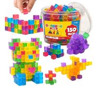 Bloques De Construcción Para Niños | Juegos Sensoriales Apilables de Gelatina Exprimible,120 Bloques Construcción Sensorial Infantil | Para Niños Niñas Escuela Preescolar Aula Guardería Viaje