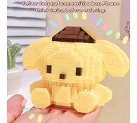 Bloques de Construcción Sanrio Regalo de Navidad, Set de Juguetes de Hello Kitty Kuromi, Decoración de Escritorio Creativa para Niños Adultos, Regalo Educativo de para Niñas Niños