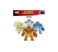 Bloques de construcción X1255-1258 Cuatro Elementos: Viento, Tierra, Agua, Fuego, Expedición de Héroes,