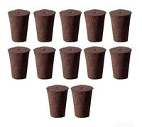 Bloques de cultivo de esponja de plantación para cultivo sin suelo, medio de cultivo con tierra negra para germinación, bandeja de vivero de verduras y flores (12 piezas)