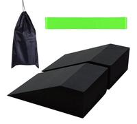 Bloques de cuña de espuma, rampa ergonómica profesional antideslizante para sentadillas - Tabla inclinada ligera para pantorrillas, accesorios de yoga para fitness, uso doméstico, levantamiento de