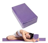 Bloques de espuma EVA, bloque de yoga para adultos, bloques de estiramiento para yoga, par de bloques de espuma de alta densidad para pilates y fitness para apoyar y profundizar posturas