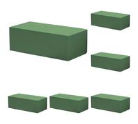 Bloques de espuma florales para flores frescas y artificiales, ladrillos cuadrados de espuma húmedos y secos, suministros de arreglo de flores verdes para manualidades y manualidades, suministros de