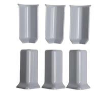 Bloques de esquina para rodapiés, kits de bloques decorativos para esquinas, bloques de esquina para rodapiés autoadhesivos, conectores de rodapié a pared, molduras de goma (dorado M)