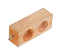 Bloques de fricción de 2/6 agujeros, equipo experimental físico y mecánico, bloque de madera con gancho herramienta de enseñanza de física