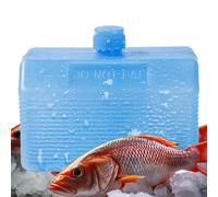 Bloques de hielo para enfriador, enfriador de hielo, paquete de refrigeración interior, larga duración reutilizable, bloque de hielo para el hospital Tailgate Travel Picnic School Road Trip Fishing