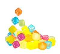 Bloques de hielo reutilizables | Moldes recongelables reutilizables - Bloques de hielo frío falsos sin diluir, para whisky, café, cerveza, vodka, enfriador de vino, barbacoa, picnic, viajes, camping