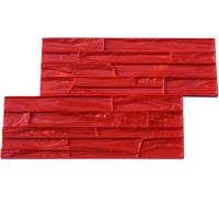 Bloques de hormigón con Textura de Piedra Natural (MPS): esteras de Pared con Textura de ladrillo Antiguo, moldes de Cemento, proyectos de Bricolaje en el hogar (Juego de 6 pi