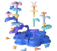 Bloques De Jardín Preescolar - Juguetes De Construcción Apilables, Kit De Desarrollo Cerebral De 41 Piezas | Juego De Construcción Creativo Educativo Para Niños Pequeños, Aprendizaje De Motric